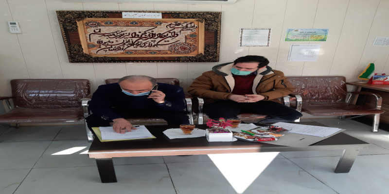 حضور بازرسین محترم اداره آموزش و پرورش در روز ۴ بهمن در دبیرستان